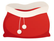 Red gift bag for Our Mission